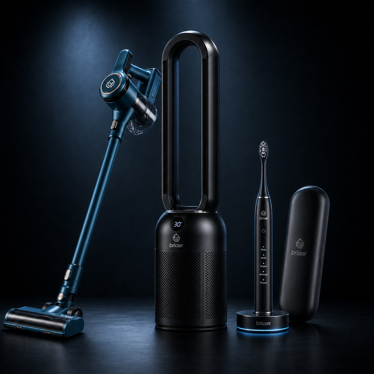 Briaer HyperVac cordless vacuum cleaner