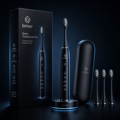 Briaer SonicWAVE™ Sonic Toothbrush | 260-Day Battery & 5 Modes